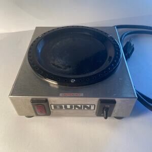 Bunn WX-1 Single NSF Coffee Pot Warmer 120v Tested Working Bunn-O-Matic 130w Vtg